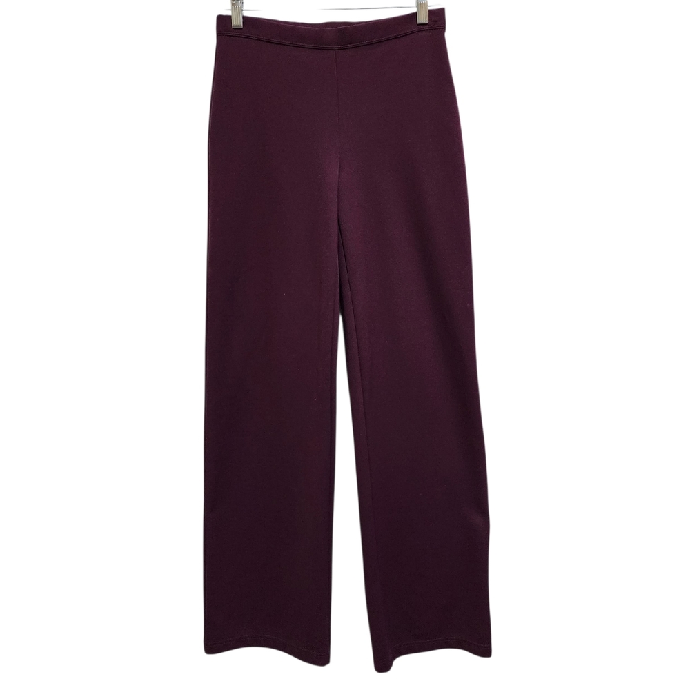 Express Pants Women S Long Purple Wide Leg Stretch Pull On Casual Office Travel